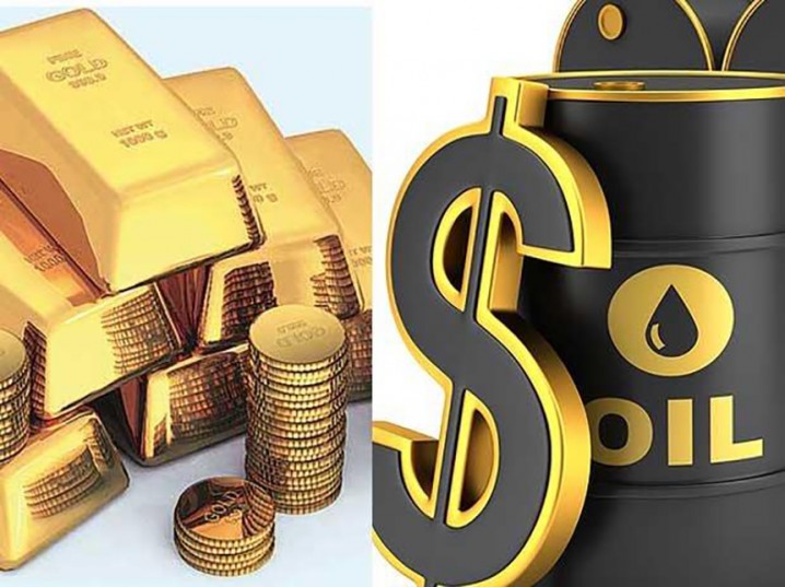 افزایش قیمت نفت به همراه کاهش قیمت طلا در بازار جهانی 